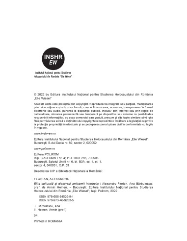 Elita culturală şi discursul... Elita culturală şi discursul...