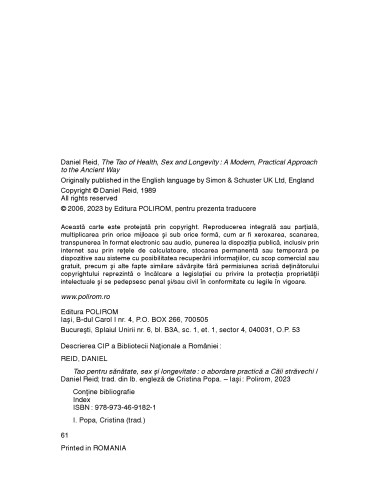 Tao pentru sănătate, sex şi longevitate Tao pentru sănătate, sex şi longevitate