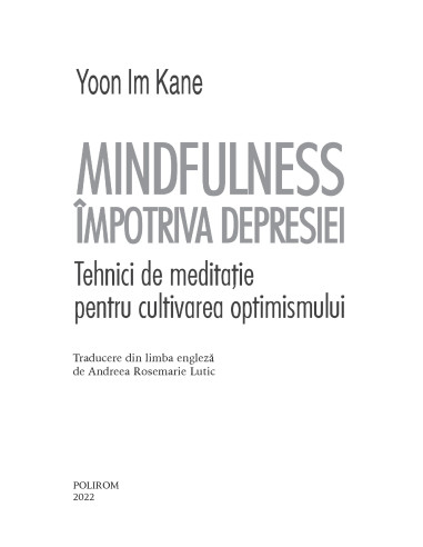 Mindfulness împotriva depresiei