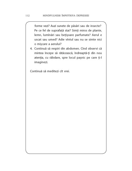 Mindfulness împotriva depresiei