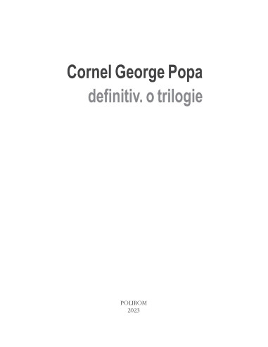 definitiv. o trilogie