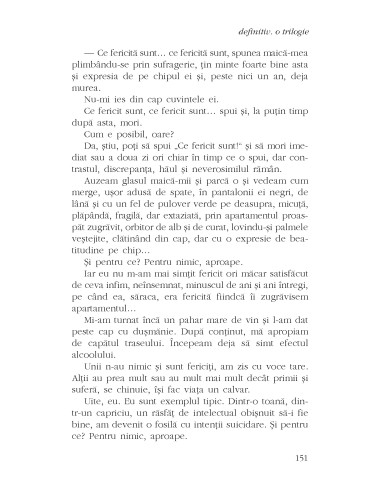 definitiv. o trilogie