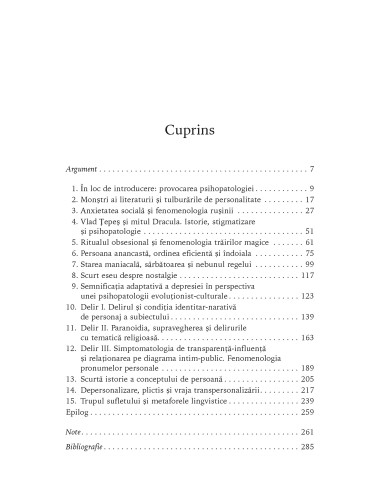Psihopatologie, persoană şi cultură