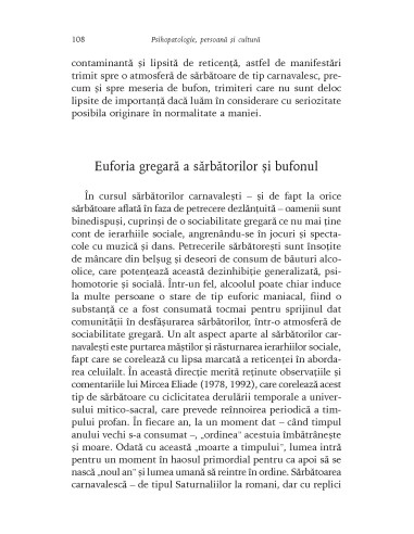 Psihopatologie, persoană şi cultură