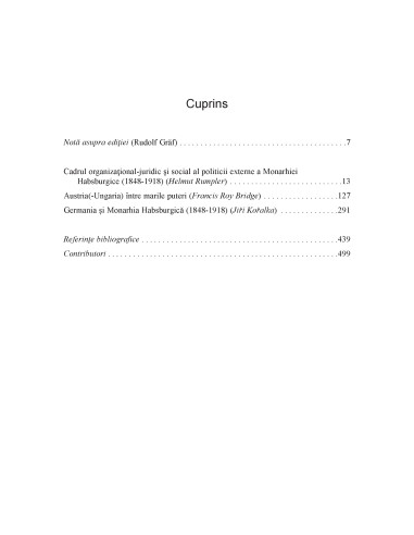 Monarhia Habsburgică (1848-1918) (V)