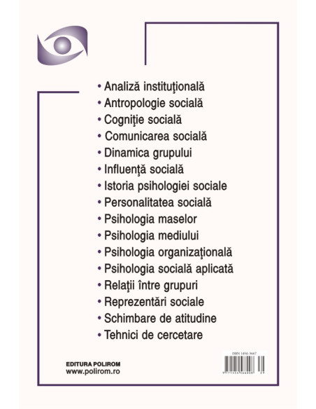 Psihologia socială. Buletinul Laboratorului Psihologia câmpului social 50 (II)/2022