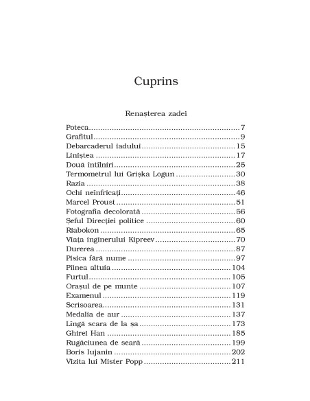 Povestiri din Kolîma (III): Renaşterea zadei * Mănuşa sau PK-2