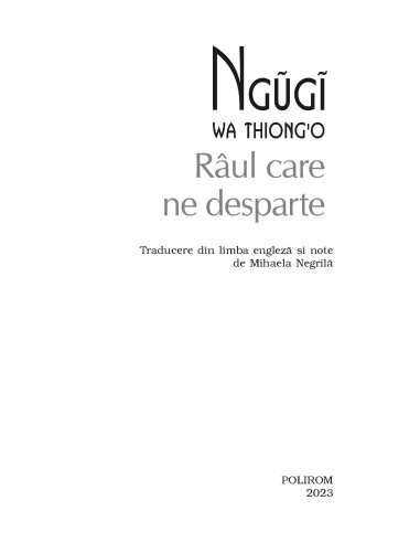 Râul care ne desparte Râul care ne desparte