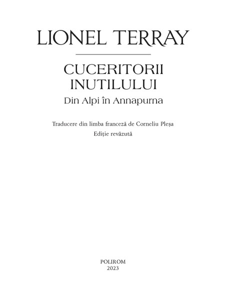 Cuceritorii inutilului