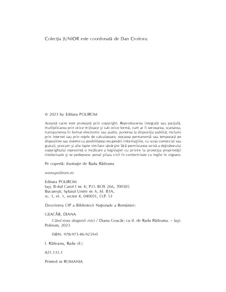 Când erau dragonii mici