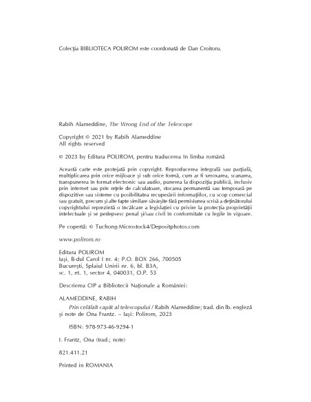 Prin celălalt capăt al telescopului