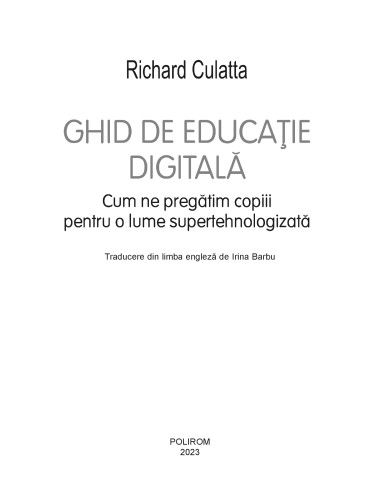 Ghid de educaţie digitală Ghid de educaţie digitală