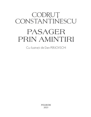 Pasager prin amintiri Pasager prin amintiri