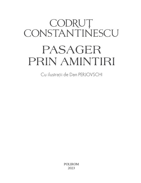 Pasager prin amintiri