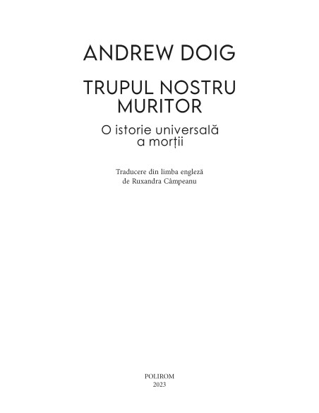 Trupul nostru muritor