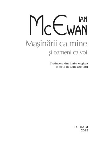 Maşinării ca mine Maşinării ca mine