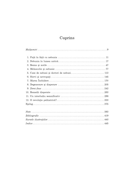 O istorie culturală a nebuniei