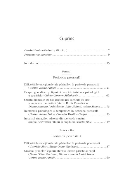 Manual de psihologie clinică pre- şi postnatală