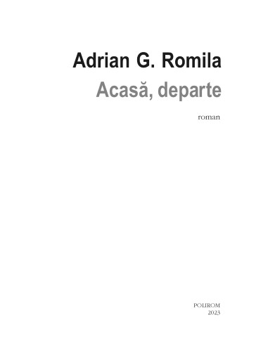Acasă, departe Acasă, departe