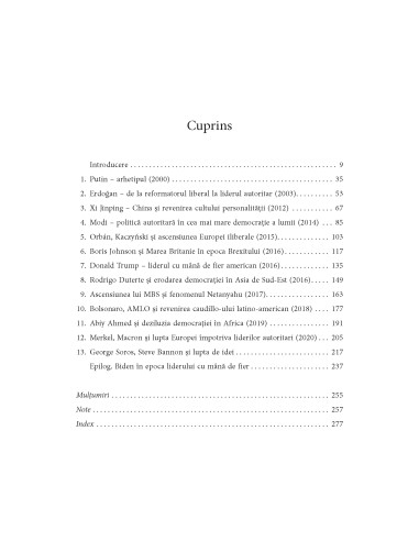 Epoca liderului cu mână de fier