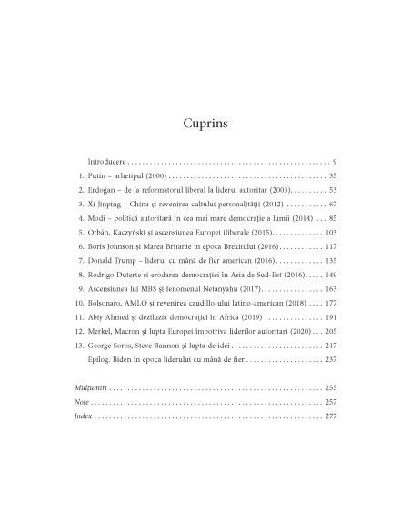 Epoca liderului cu mână de fier