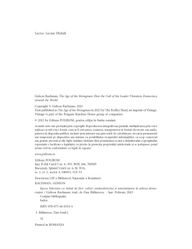 Epoca liderului cu mână de fier