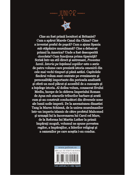 Povestea lumii. Istoria pe înţelesul copiilor. Vol. II: Evul Mediu