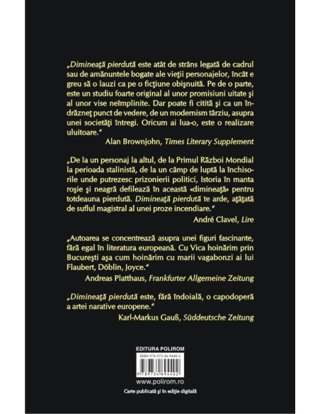 Dimineaţă pierdută