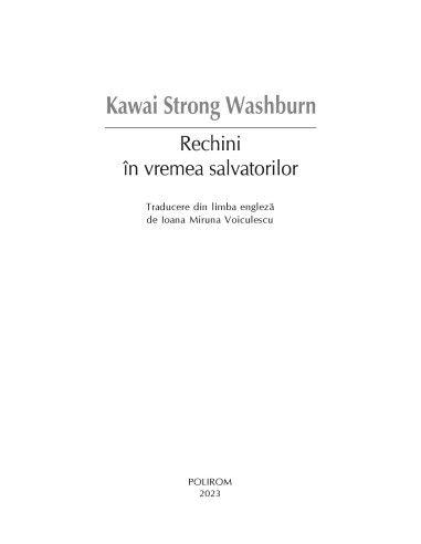 Rechini în vremea salvatorilor