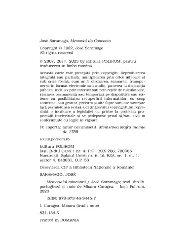 Memorialul mânăstirii