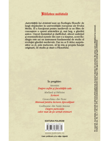 Autorităţile lui Aristotel