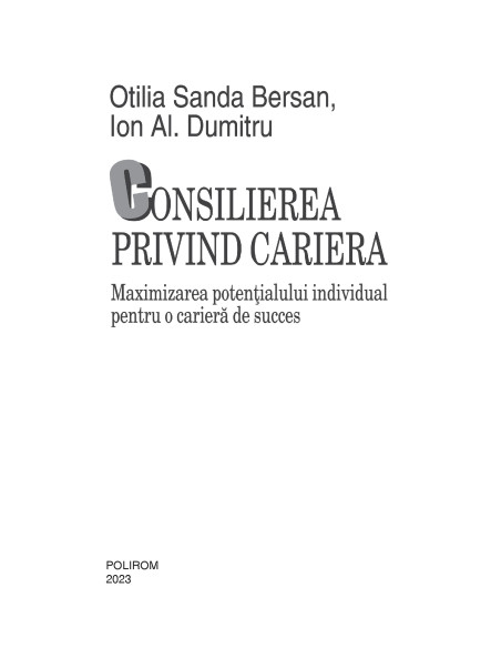 Consilierea privind cariera