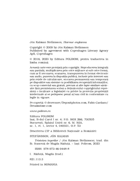 Tristeţea îngerilor