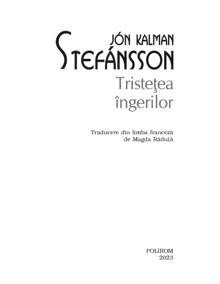 Tristeţea îngerilor