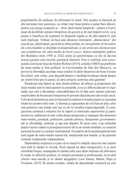 Rădăcinile culturale ale sistemului mass-media românesc