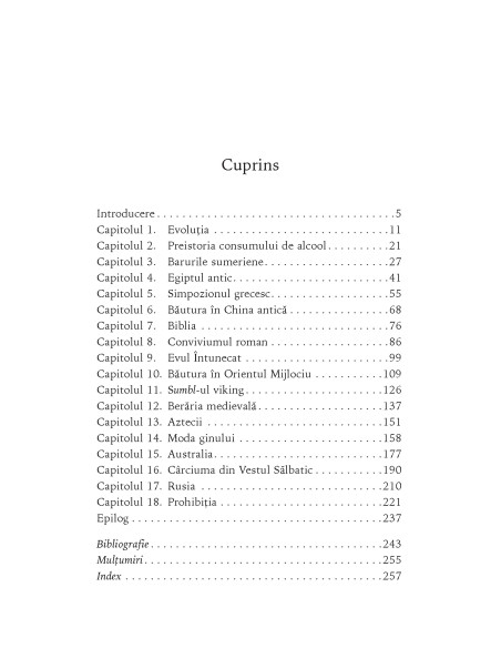 Scurtă istorie a beţiei