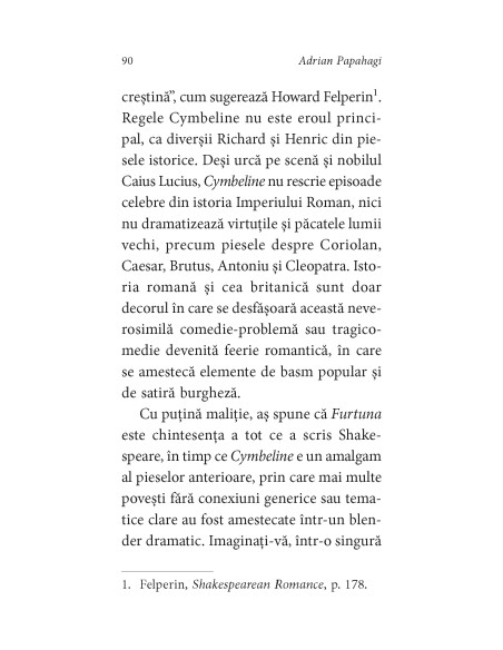 Shakespeare interpretat de Adrian Papahagi. Pericle * Cymbeline * Furtuna