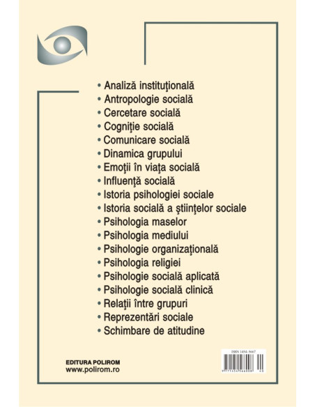 Psihologia socială. Buletinul Laboratorului Psihologia câmpului social. 51 (I)/2023