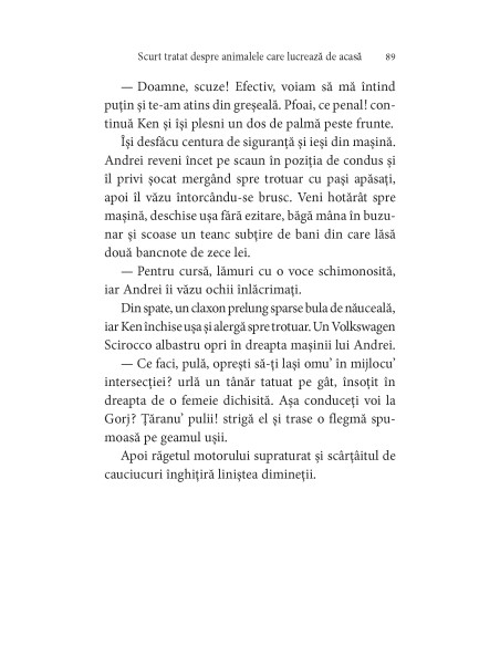 Scurt tratat despre animalele care lucrează de acasă