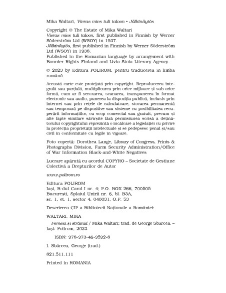 Femeia şi străinul