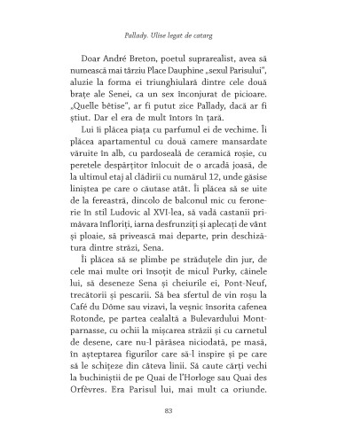 Pallady. Ulise legat de catarg