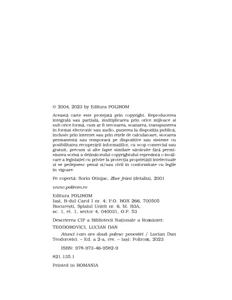 Atunci i-am ars două palme