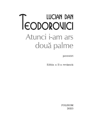 Atunci i-am ars două palme