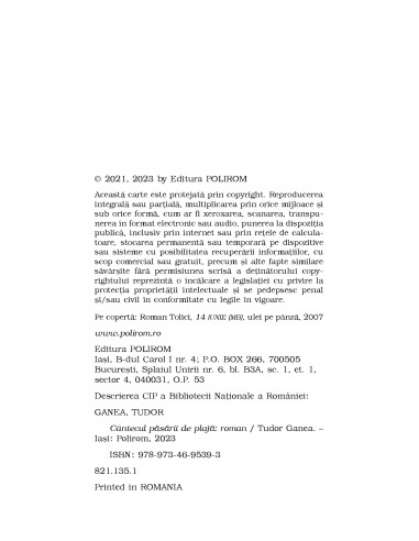 Cântecul păsării de plajă