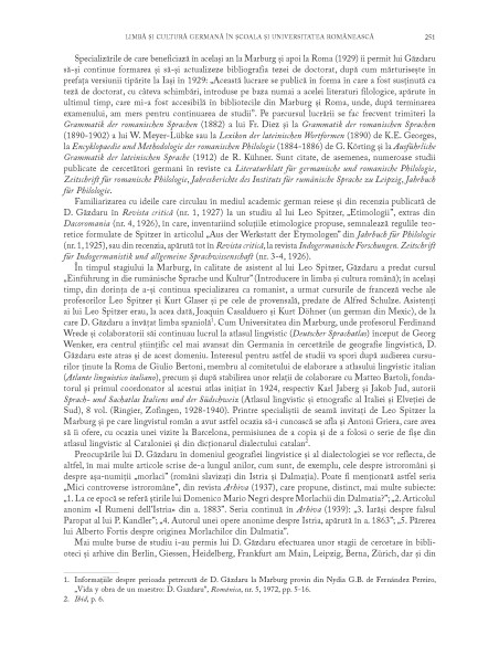 Limbă şi cultură germană în România (1918-1933). Volumul I