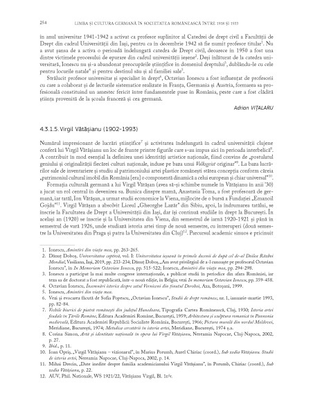 Limbă şi cultură germană în România (1918-1933). Volumul I