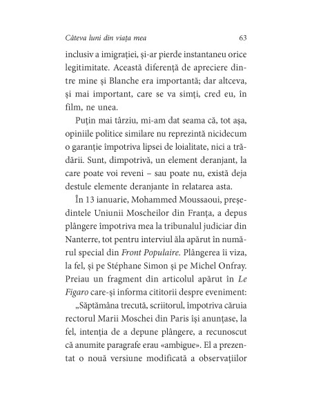 Câteva luni din viaţa mea