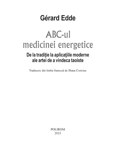 ABC-ul medicinei energetice