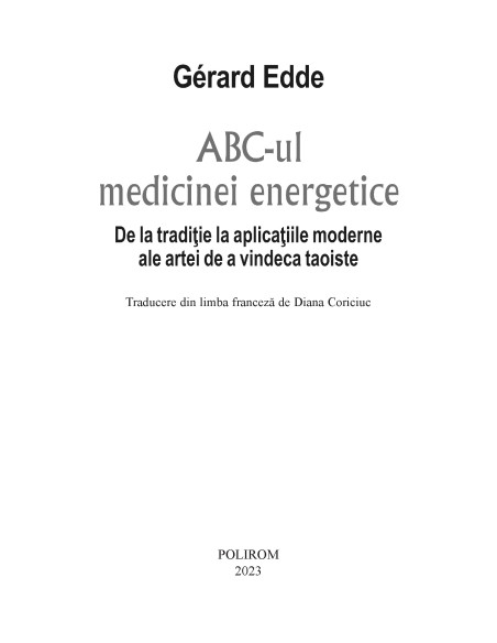 ABC-ul medicinei energetice