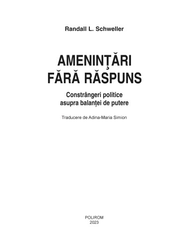 Ameninţări fără răspuns